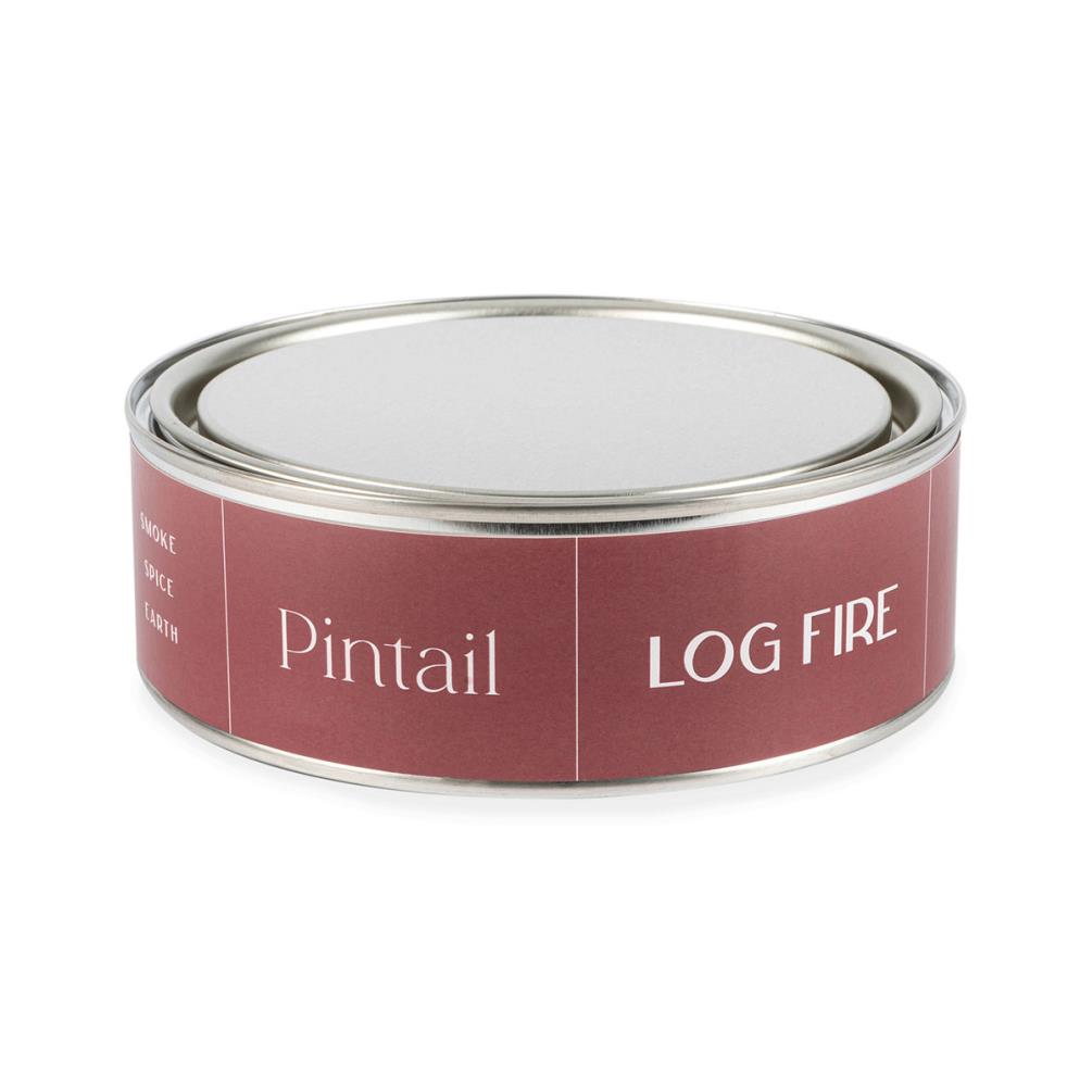 Pintail Candles Log Fire Triple Wick Tin Candle Extra Image 1